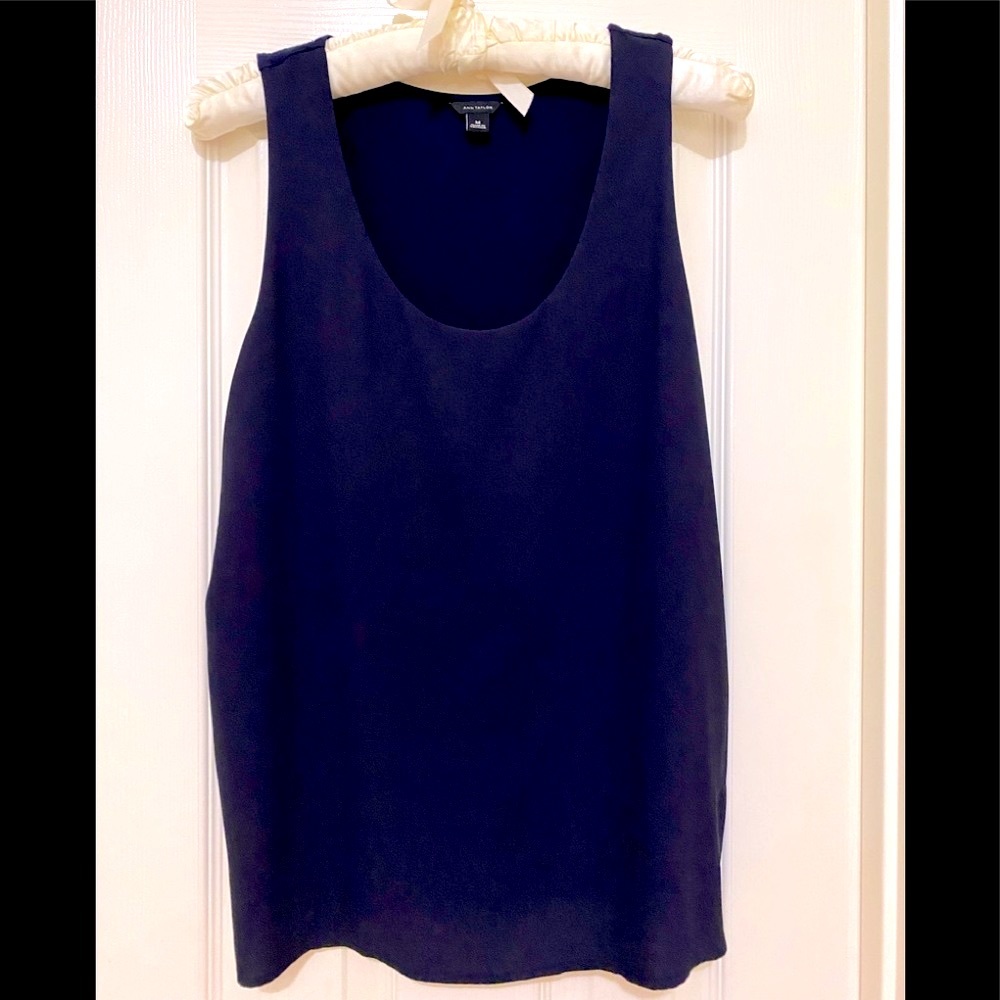 TALBOTS BUSINESS, NAVY TUNIC, Like New, Size Medium